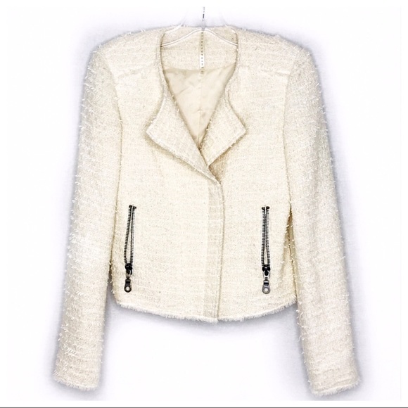 Truth and Pride Jackets & Blazers - Truth & Pride Tweed Moto Jacket